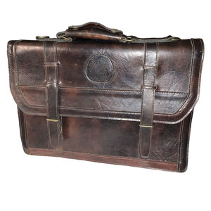 Men's Unbranded Brown faux Leather Briefcase One Size